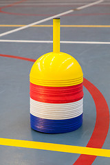 Image showing Interior of a gym at school