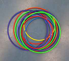 Image showing Hula-hoops