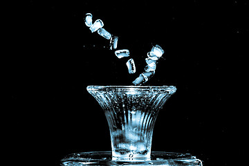 Image showing Juggling ice