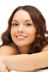 Image showing beautiful woman in spa salon