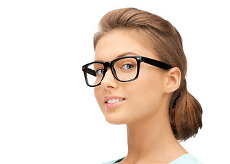 Image showing lovely woman in spectacles