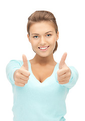 Image showing thumbs up