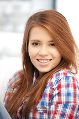 Image showing happy and smiling woman