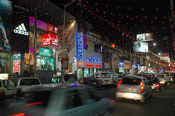 Image showing Bangalore by night