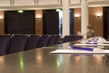 Image showing Waiting in a conference room