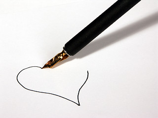 Image showing a love letter