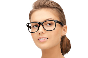 Image showing lovely woman in spectacles