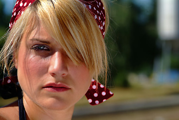 Image showing young blond women