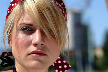 Image showing young blond women