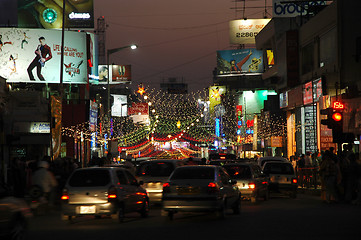 Image showing Bangalore by night