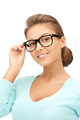 Image showing lovely woman in spectacles