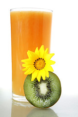 Image showing Bright Orange Juice