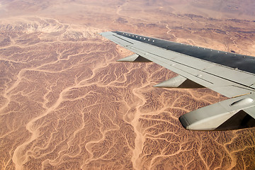 Image showing flying to Africa