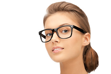 Image showing lovely woman in spectacles