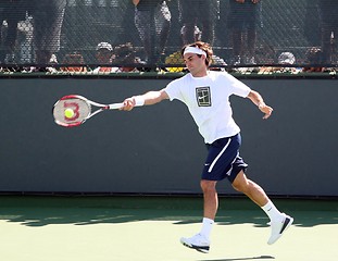 Image showing Roger Federer at Pacific Life Open