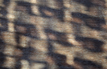 Image showing Abstract shadows on a brick wall