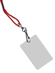 Image showing Blank badge with copy space (+ clipping path)