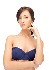 Image showing beautiful woman in bra