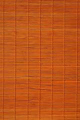 Image showing Orange rattan background