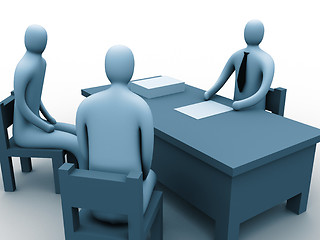 Image showing 3d people in an office.