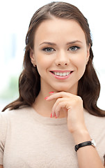 Image showing happy and smiling woman