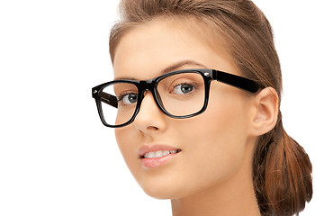 Image showing lovely woman in spectacles