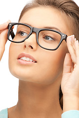 Image showing lovely woman in spectacles