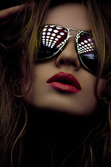 Image showing fashionable woman in shades