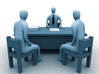 Image showing 3d people in an office.