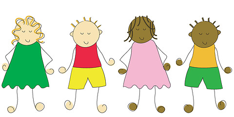 Image showing Cartoon Children