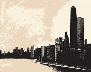 Image showing Chicago skyline