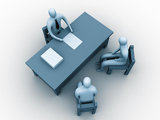 Image showing 3d people in an office.