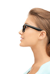 Image showing lovely woman in spectacles