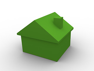 Image showing 3d house.