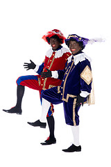 Image showing Zwarte Piet is acting funny