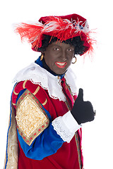 Image showing Portrait of Zwarte Piet