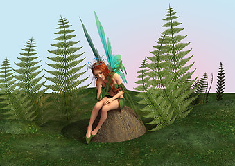 Image showing Thoughtful Fairy