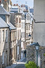 Image showing Typical houses in Normandy