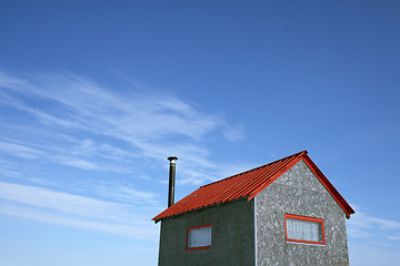 Image showing Little house and the blue sky