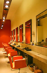 Image showing Hairdresser saloon