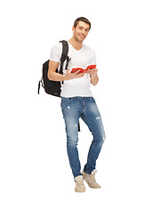 Image showing travelling student