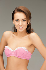 Image showing beautiful woman in bra