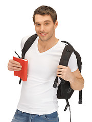 Image showing travelling student