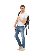 Image showing travelling student