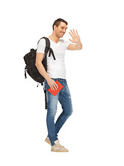 Image showing travelling student