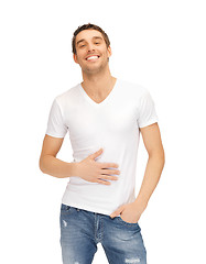 Image showing full man in white shirt