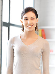 Image showing happy and smiling woman