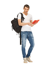 Image showing travelling student