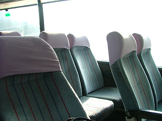 Image showing bus seats