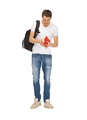 Image showing travelling student